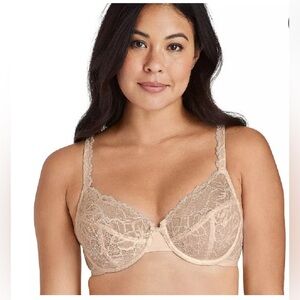 Bali Women's Desire Lace Non-Foam Underwire Bra